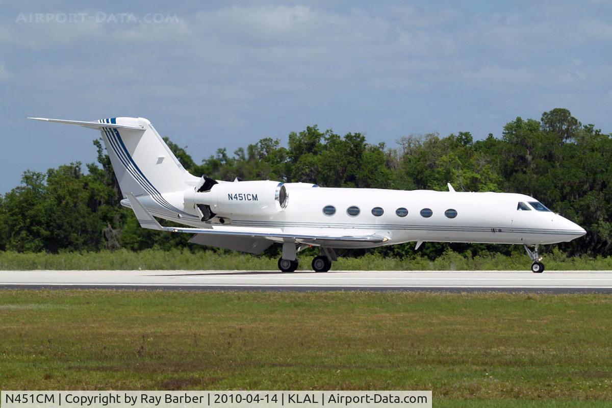 N451CM, 2005 Gulfstream Aerospace GIV-X (G450) C/N 4024, Gulfstream G450 [4024] Lakeland-Linder~N 14/04/2010