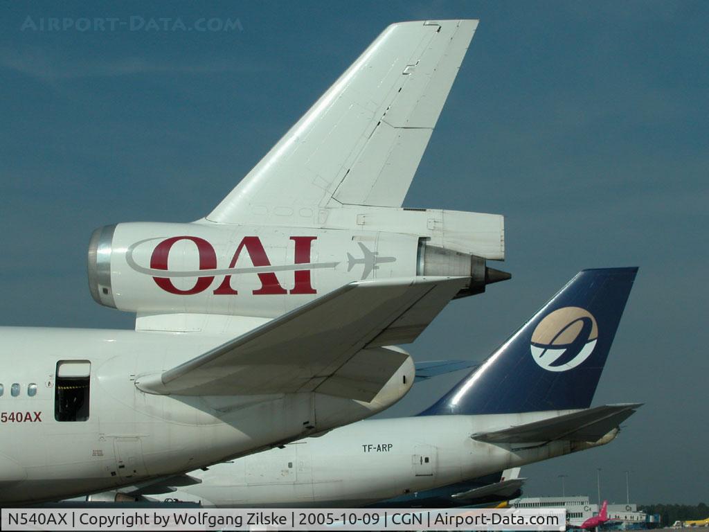 N540AX, 1979 McDonnell Douglas DC-10-30 C/N 46595, Tails