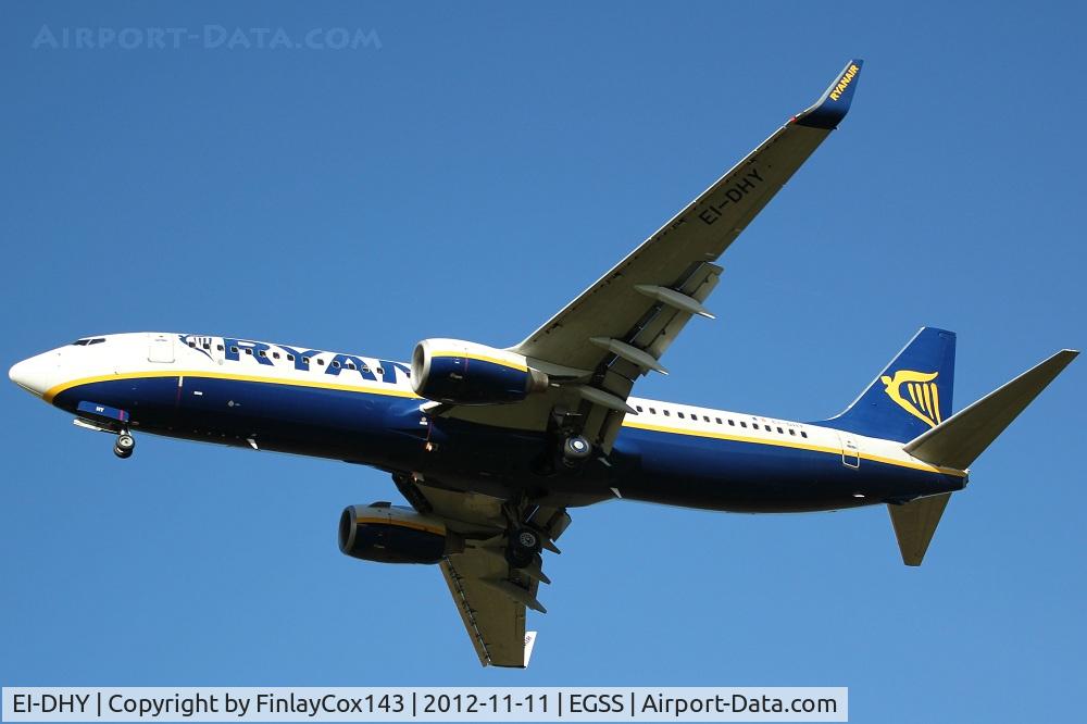 EI-DHY, 2005 Boeing 737-8AS C/N 33824, Ryanair Boeing 737-800 at London Stansted