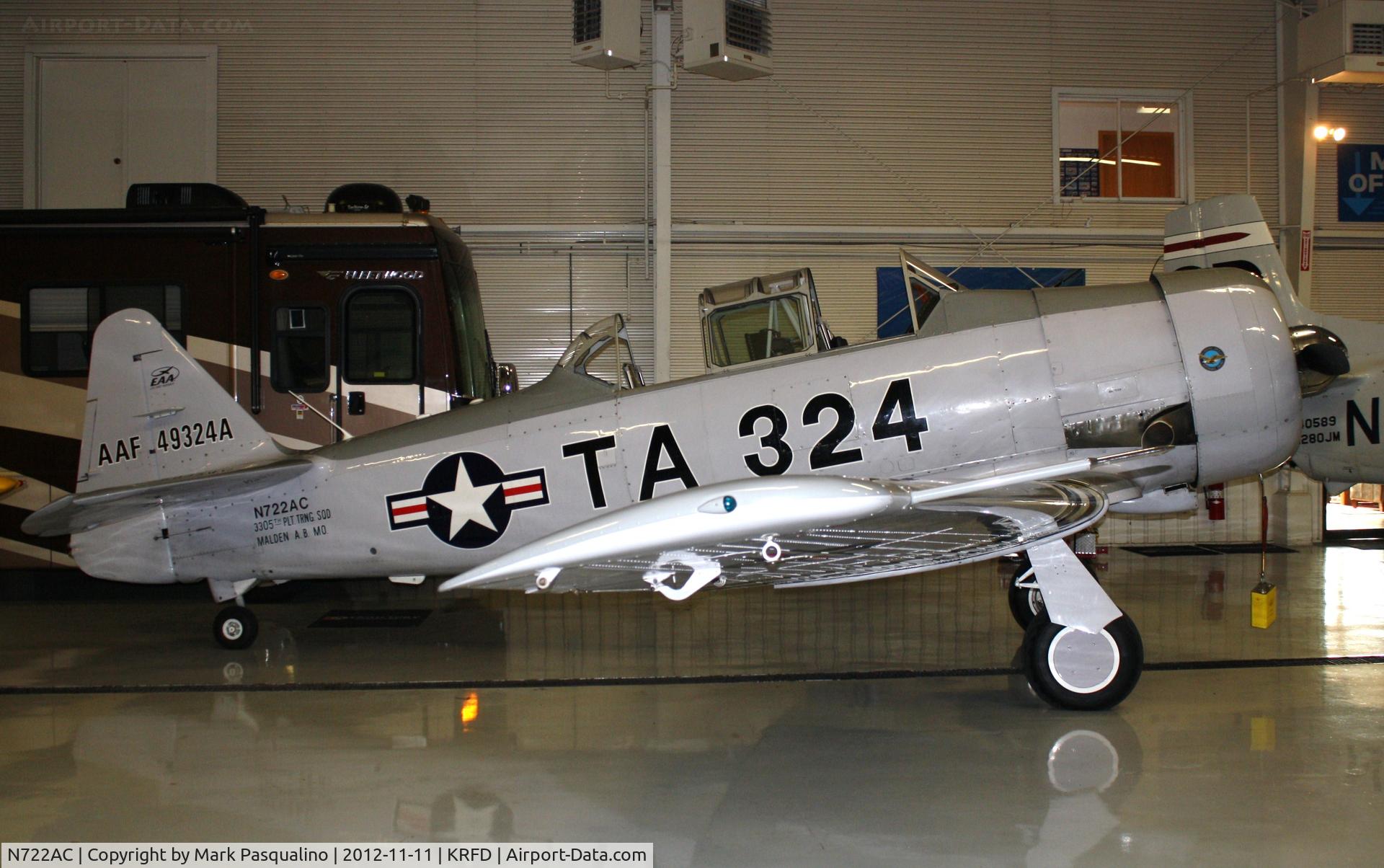 N722AC, North American AT-6G Texan C/N 168-346 (49-3242), North American AT-6G