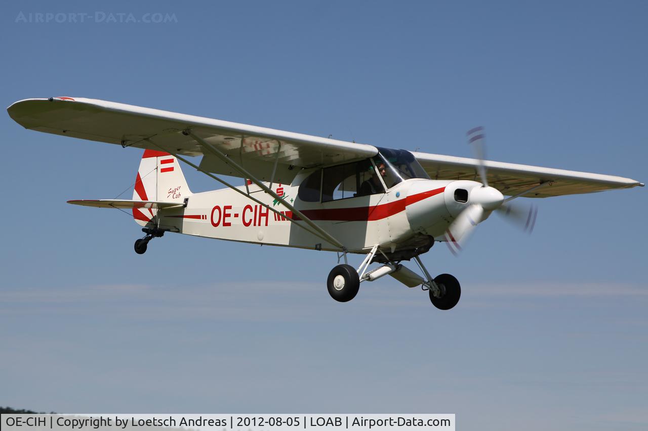 OE-CIH, Piper PA-18-180 Super Cub C/N 18-6765, Piper PA18