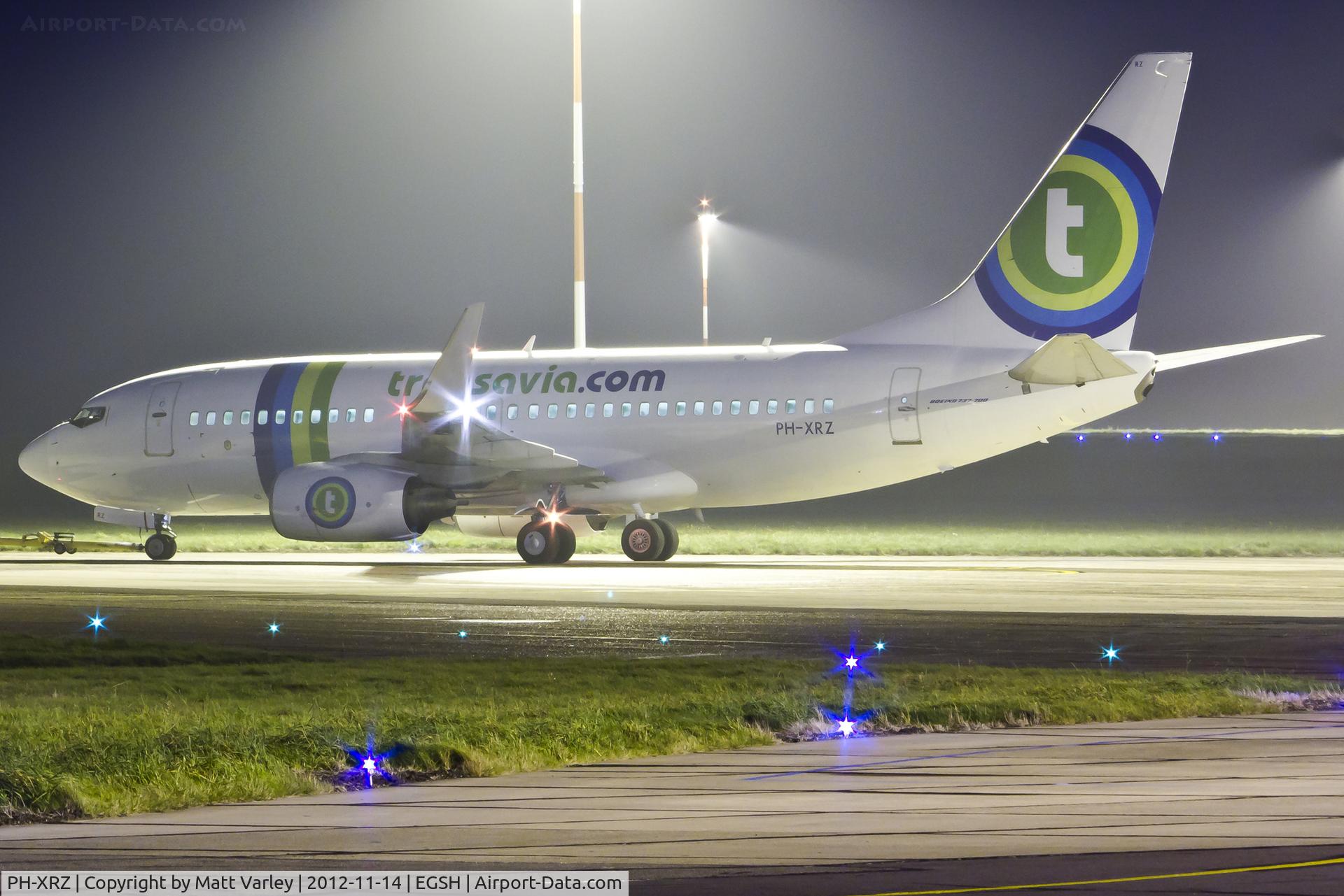 PH-XRZ, 2003 Boeing 737-7K2 C/N 33462, About to be towed to the KLM Hangar for MX.