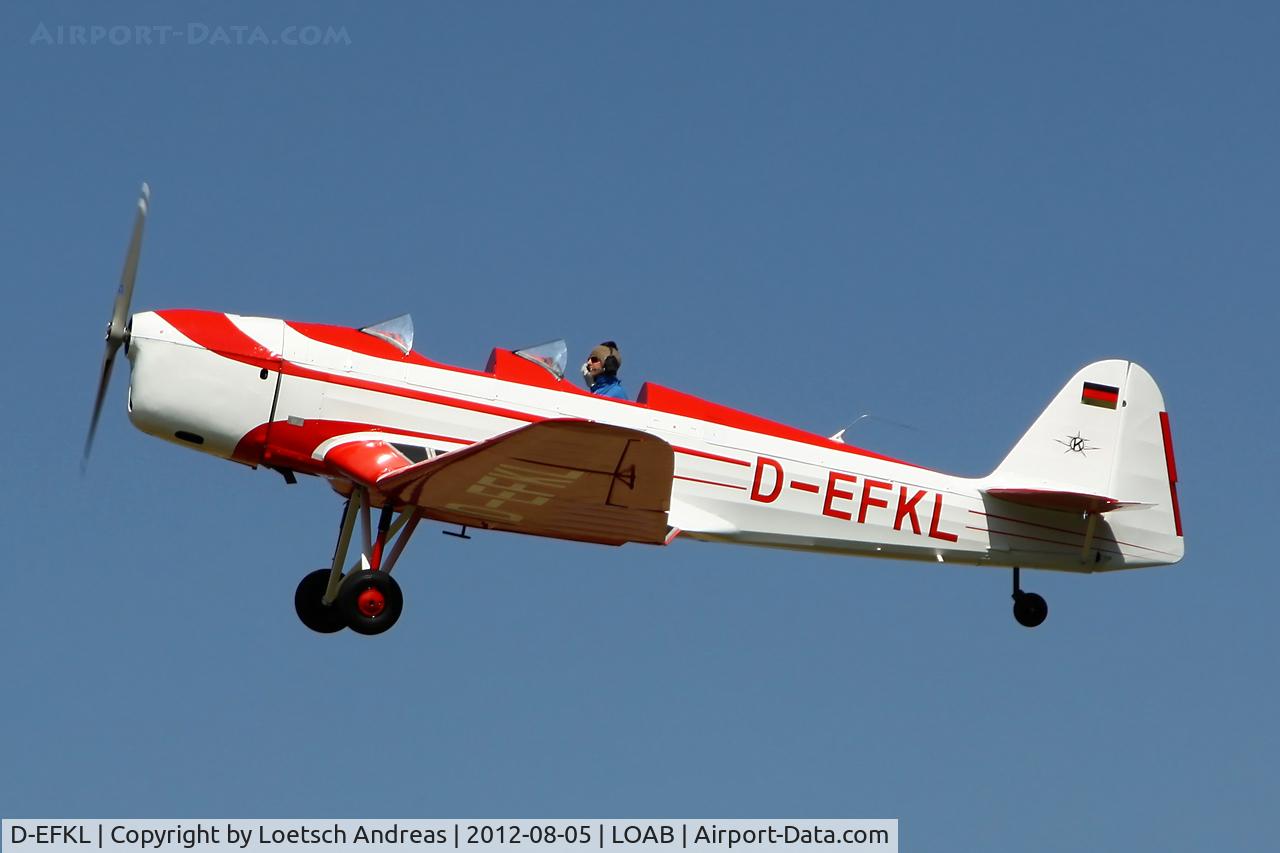 D-EFKL, 1941 Klemm Kl-35D C/N 1853, ex regs - 5-219, 5-149, 1-149, 5-177, 12-88, SE-BGI, D-EFES.