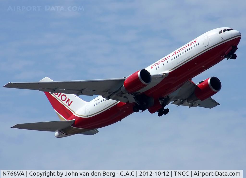 N766VA, 1989 Boeing 767-2Q8/ER C/N 24448, Vison Airlines B 767-2Q8 @ TNCC / CUR