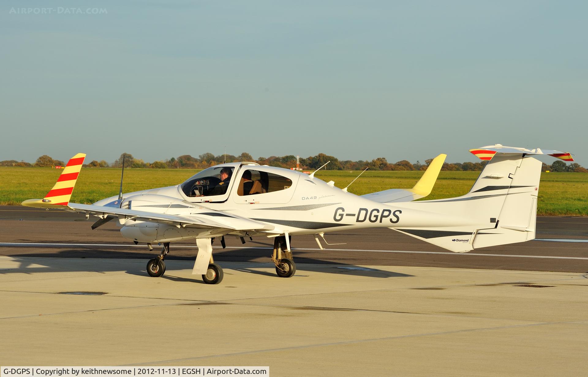 G-DGPS, 2008 Diamond DA-42 Twin Star C/N 42.355, Nice wing tips !