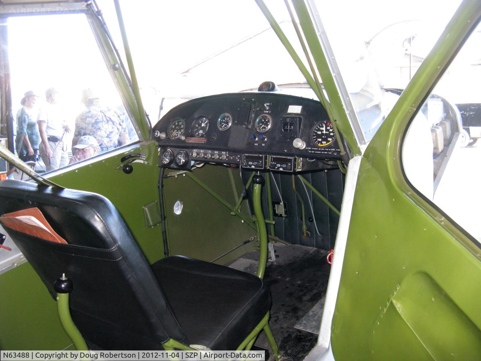 N63488, 1947 Aeronca 7BCM C/N 7BCM-276, 1947 Aeronca 7BCM as L-16B, Continental C85 85 Hp, panel