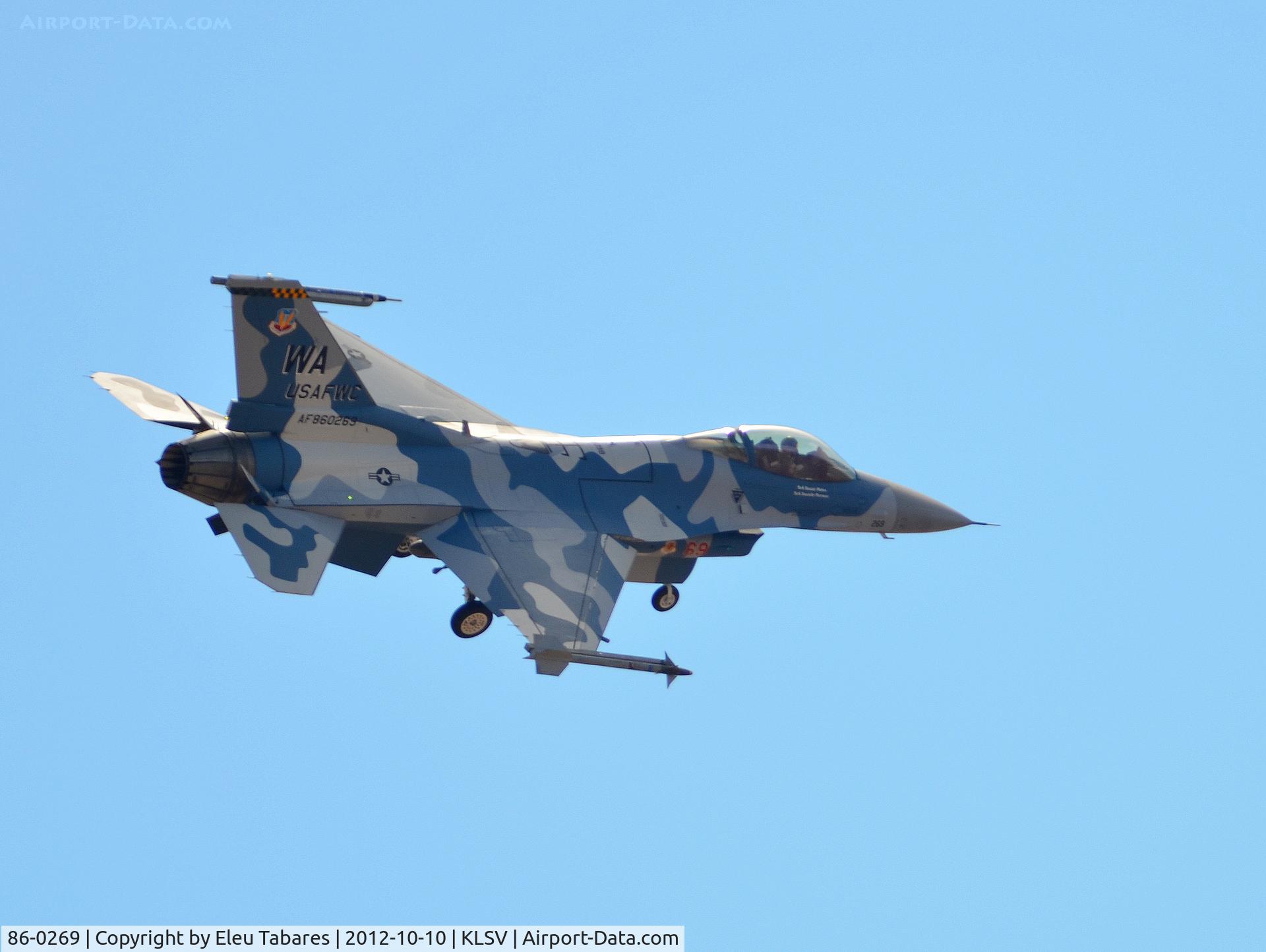 86-0269, General Dynamics F-16C Fighting Falcon C/N 5C-375, Taken over Nellis Air Force Base, Nevada.