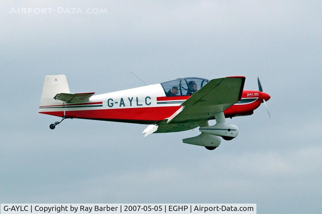 G-AYLC, 1964 CEA Jodel DR-1051 Ambassadeur C/N 536, SAN Jodel DR.1051 Sicile [536] Popham~G 05/05/2007