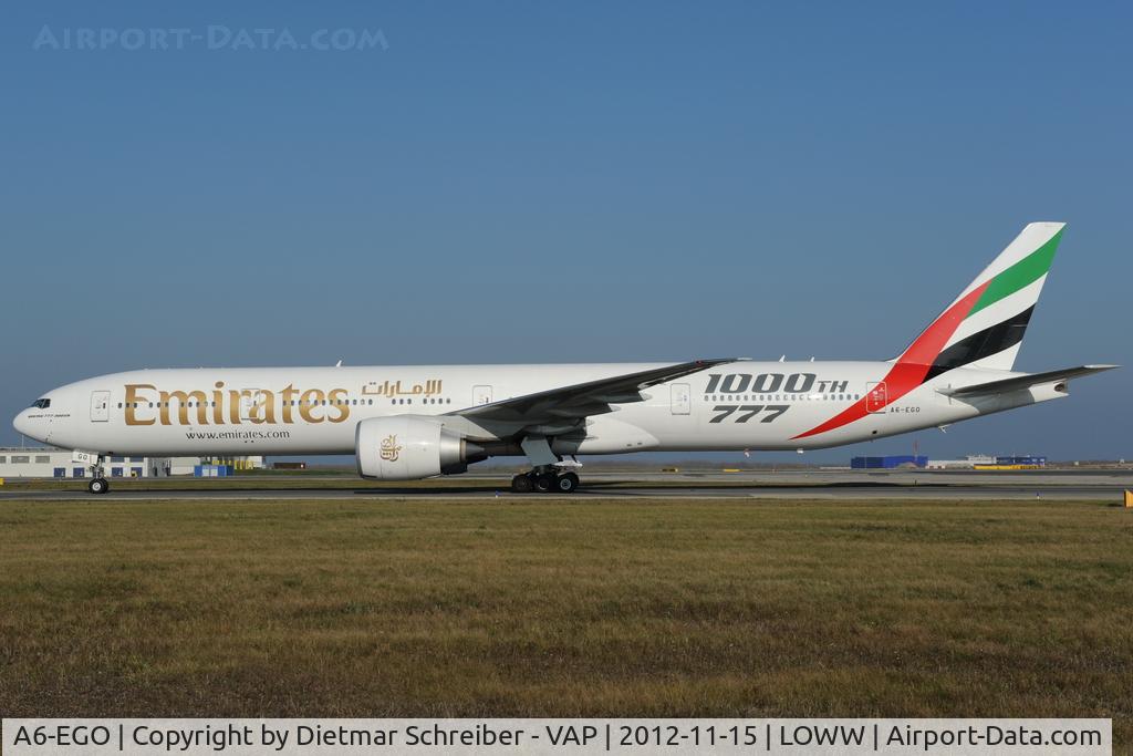 A6-EGO, 2012 Boeing 777-31H/ER C/N 35598, Emirates Boeing 777-300