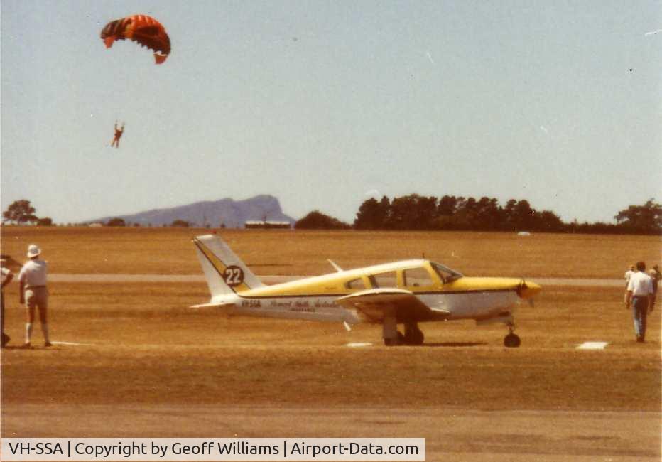 VH-SSA, 1968 Piper PA-28R-180 Cherokee Arrow C/N 28R-30386, Stewart Smith Aviation, outback Victoria, Australia, summer 1970,