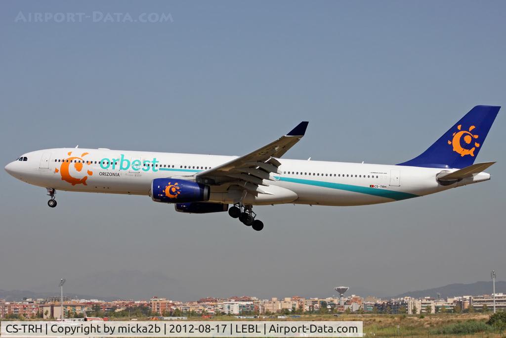 CS-TRH, 2007 Airbus A330-343X C/N 833, Landing