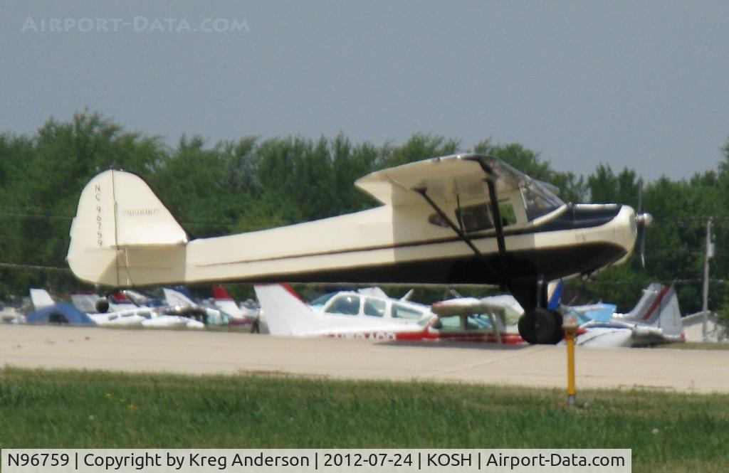 N96759, 1946 Taylorcraft BC12-D C/N 9059, EAA AirVenture 2012
