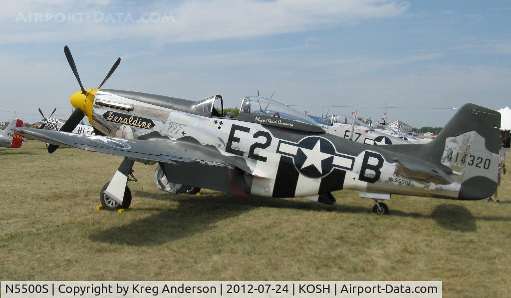 N5500S, 1944 North American F-51D Mustang C/N 44-63655, EAA AirVenture 2012