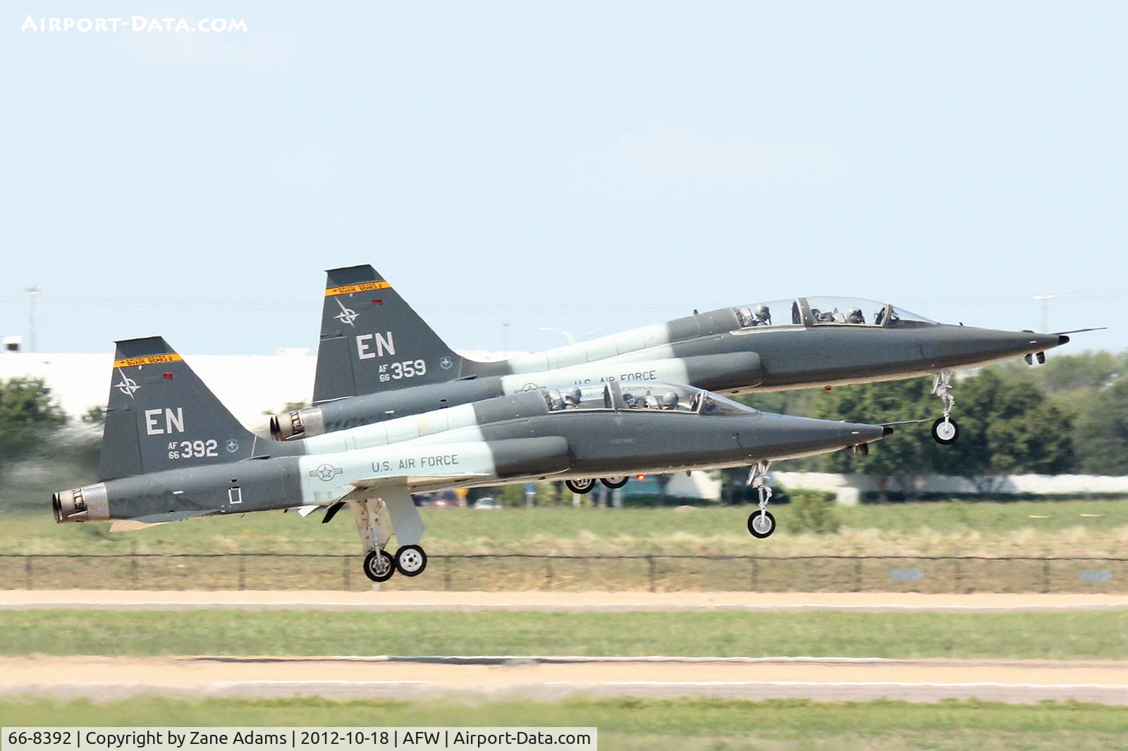 66-8392, 1966 Northrop T-38C Talon C/N N.5948, Formation takeoff At Alliance Airport - Fort Worth, TX