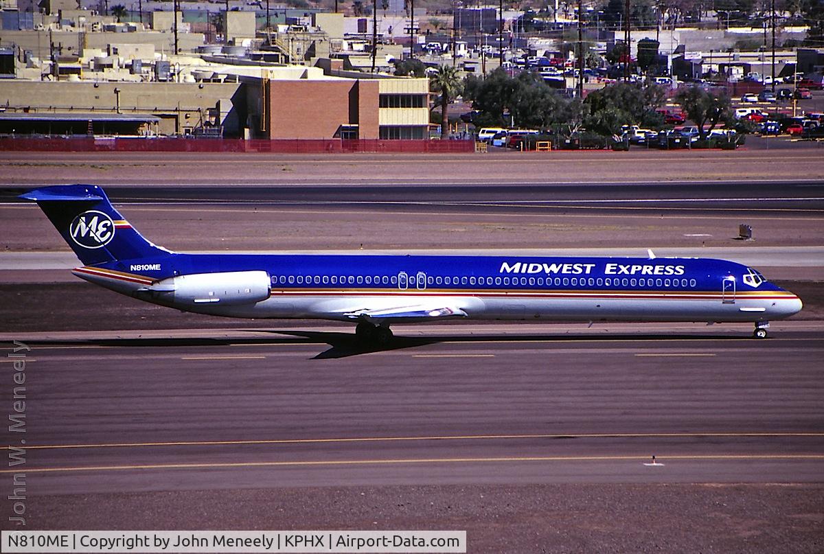 N810ME, 1981 McDonnell Douglas MD-82 (DC-9-82) C/N 48072, March 1999