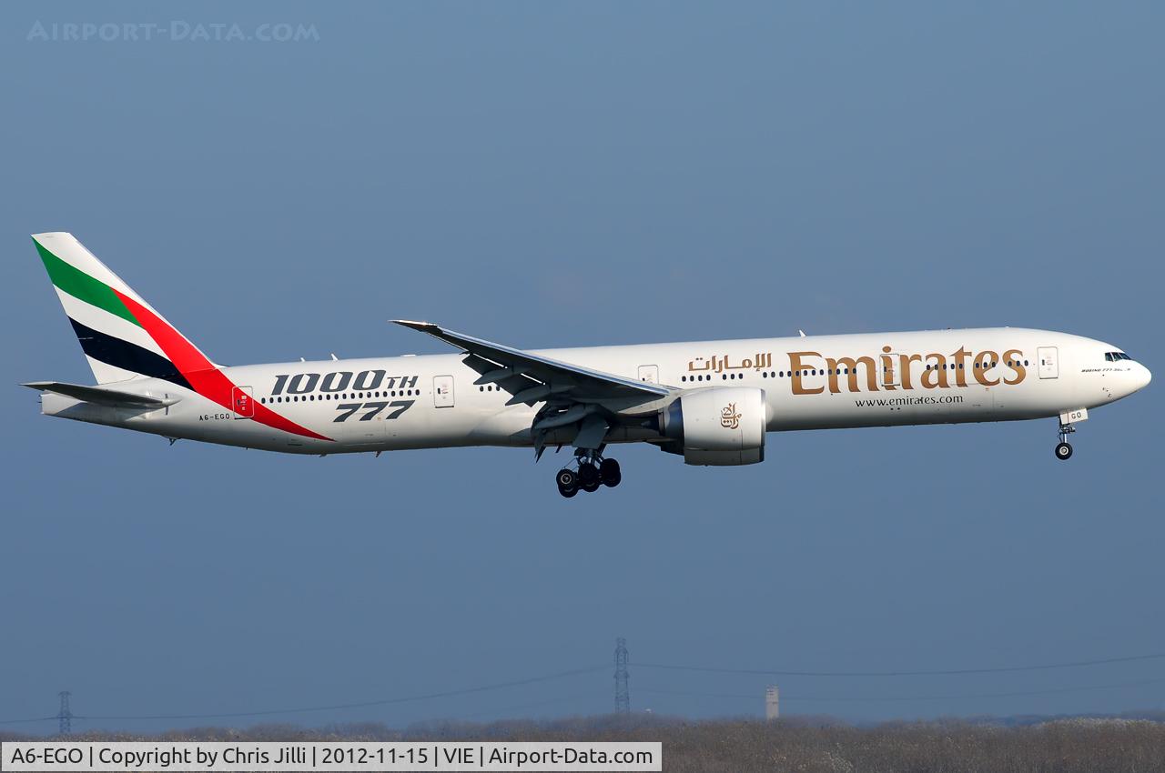 A6-EGO, 2012 Boeing 777-31H/ER C/N 35598, Emirates