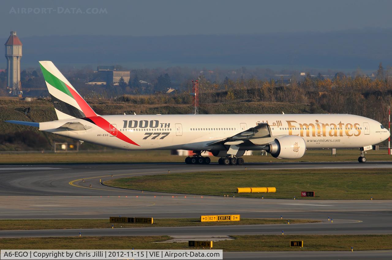 A6-EGO, 2012 Boeing 777-31H/ER C/N 35598, Emirates