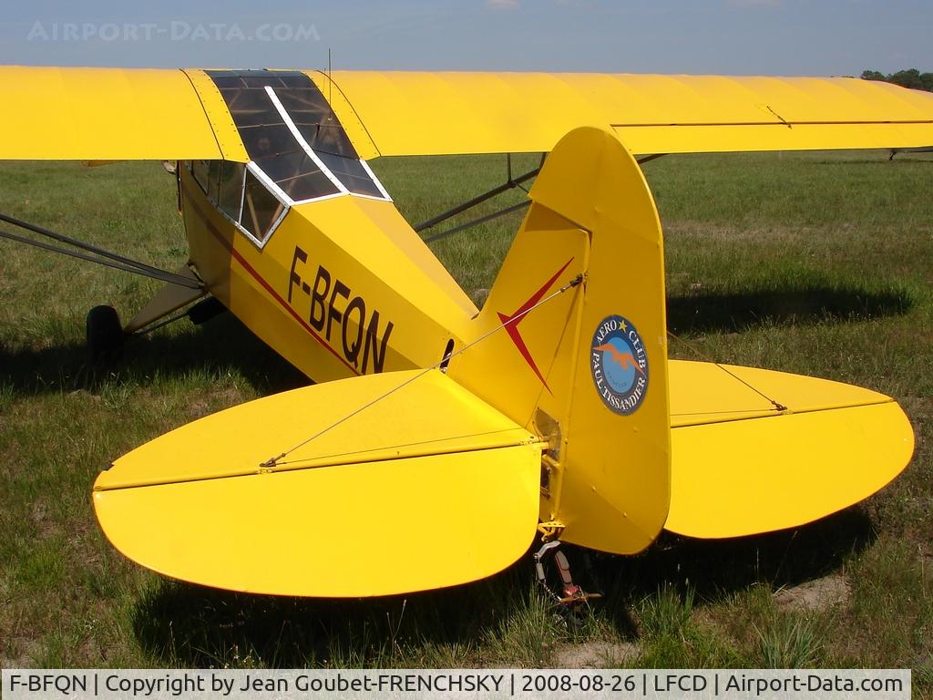 F-BFQN, Piper J3C-65 Cub Cub C/N 11725, aéroclub Paul Tissandier