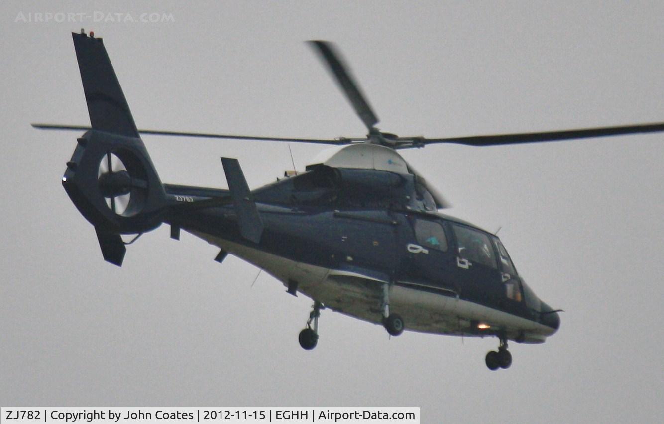 ZJ782, 2007 Eurocopter AS-365N-3 Dauphin 2 C/N 6816, SAS Dauphin is a regular....one of the few angles to read the serial.