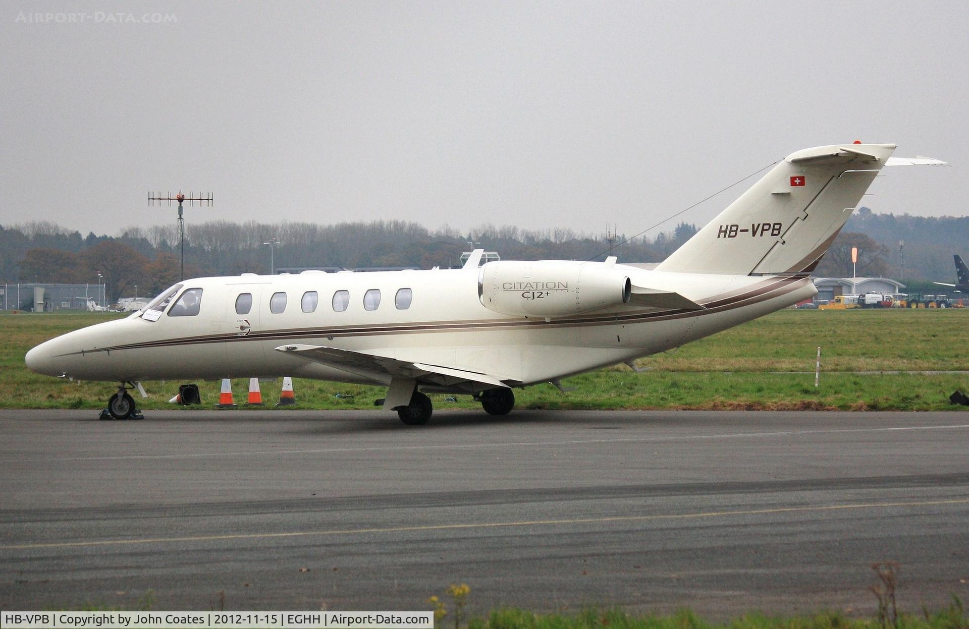 HB-VPB, 2008 Cessna 525A CitationJet CJ2+ C/N 525A-0422, Visitor to Sigs.