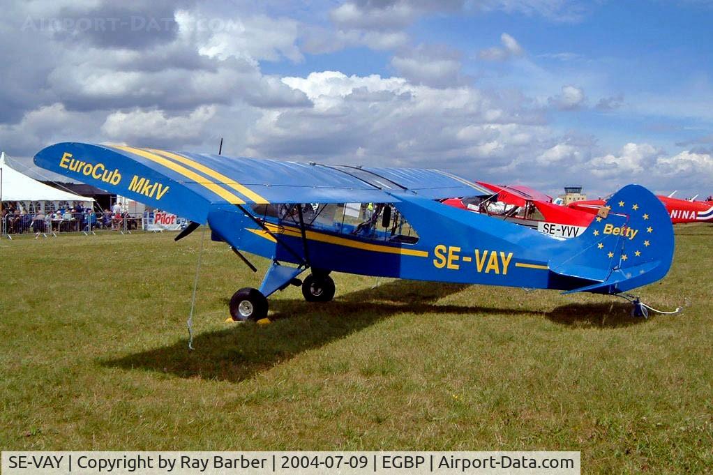 SE-VAY, 2004 Lamco Eurocub Mk IV C/N DAH-002, Lamco Eurocub Mk.IV [DAH-002] Kemble~G 09/07/2004