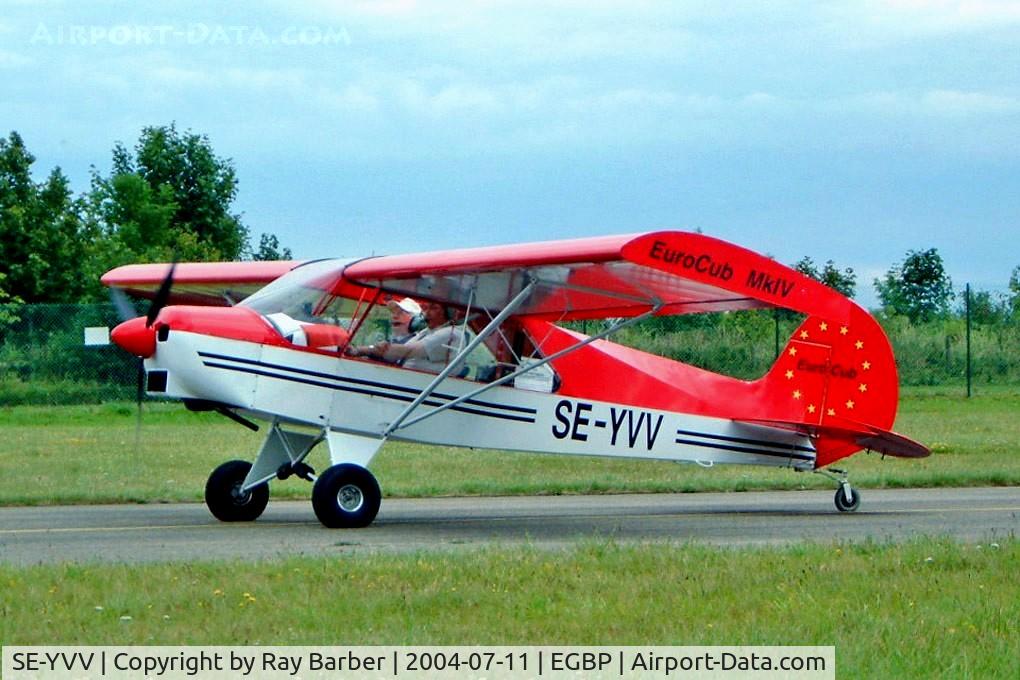 SE-YVV, 2002 Lamco Eurocub Mk IV 912 C/N DAH-001, Lamco Eurocub Mk.IV 912 [DAH-001] Kemble~G 11/07/2004. Taxiing for departure.