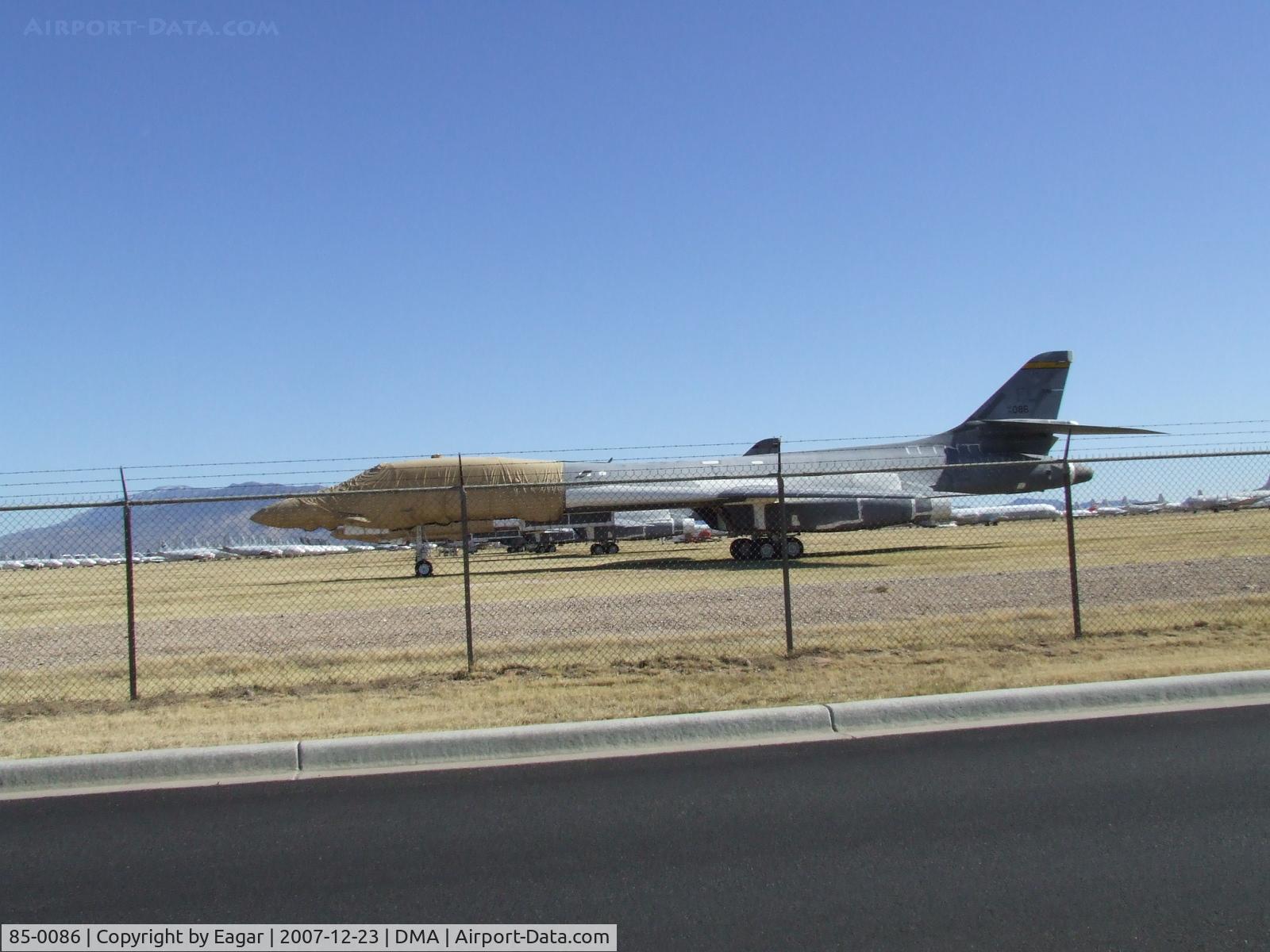 85-0086, 1985 Rockwell B-1B Lancer C/N 46, B-1