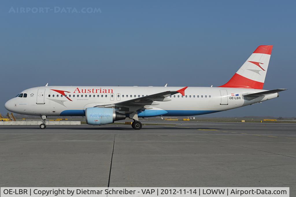 OE-LBR, 2000 Airbus A320-214 C/N 1150, Airbus A320 Austrian Airlines with operated by Tyrolean Airways sticker