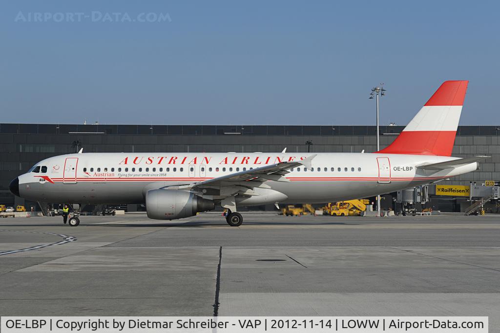 OE-LBP, 1998 Airbus A320-214 C/N 797, Airbus A320 Austrian Airlines with operated by Tyrolean Airways sticker