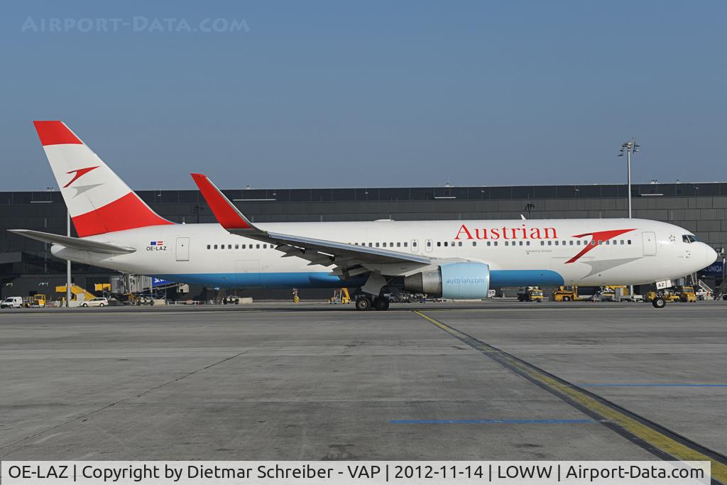 OE-LAZ, 1999 Boeing 767-3Z9 C/N 30331, Boeing 767-300 Austrian Airlines with operated by Tyrolean Airways sticker