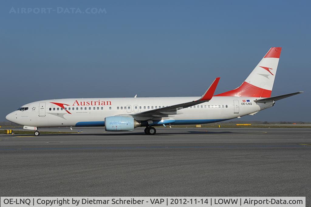 OE-LNQ, 2003 Boeing 737-8Z9 C/N 30421, Boeing 737-800 Austrian Airlines with operated by Tyrolean Airways sticker