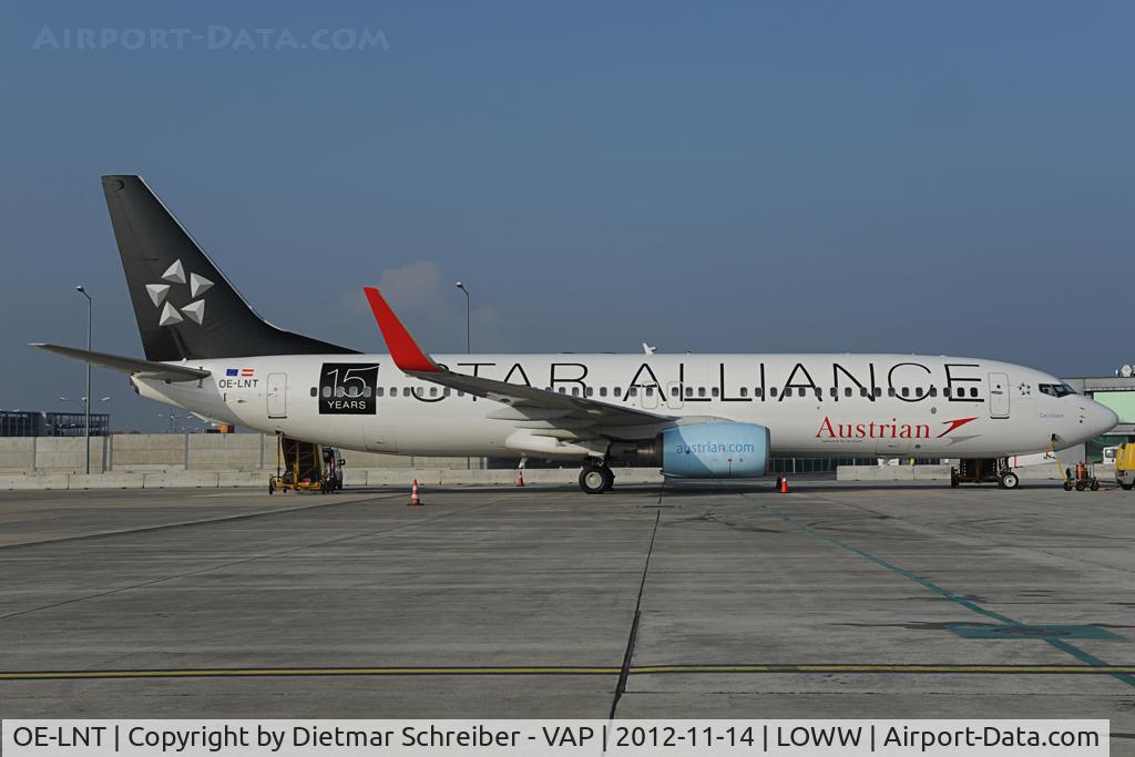 OE-LNT, 2006 Boeing 737-8Z9 C/N 33834, Boeing 737-800 Austrian Airlines with operated by Tyrolean Airways sticker