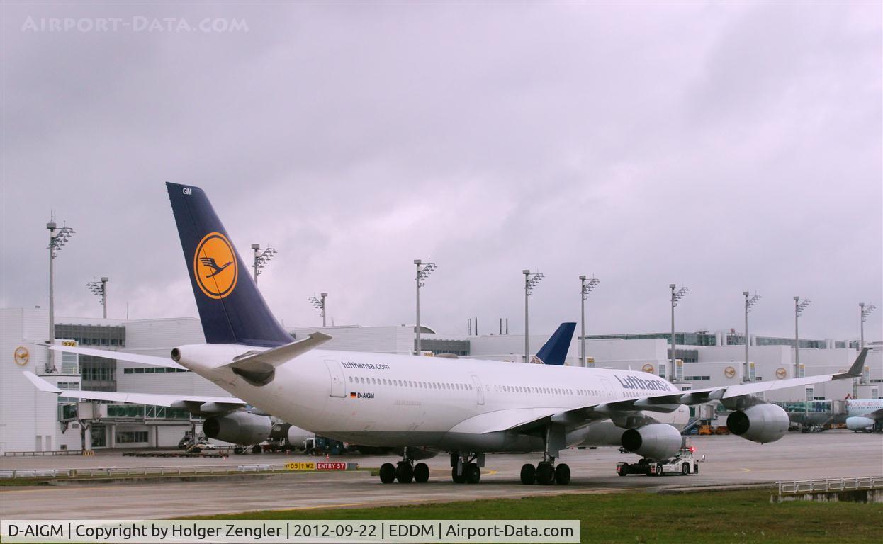D-AIGM, 1997 Airbus A340-313 C/N 158, A long-range liner at entry S7.....