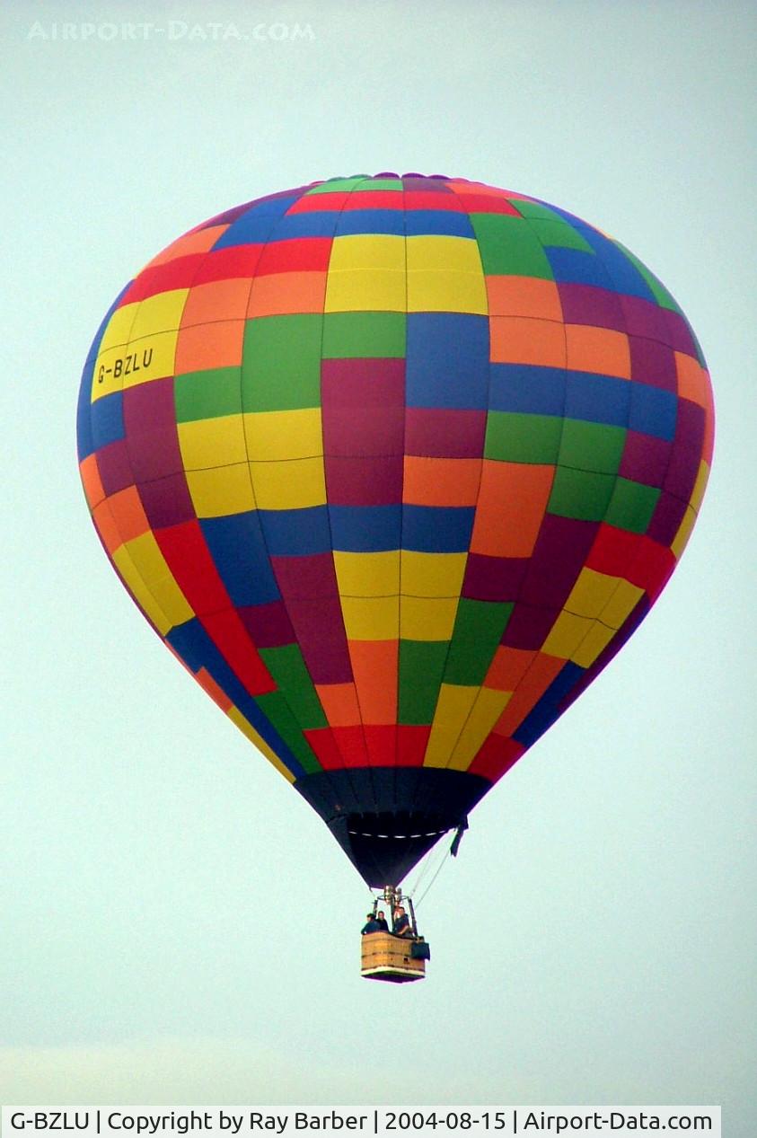 G-BZLU, 2000 Lindstrand Balloons LBL 90A C/N 719, Lindstrand LBL-90A [941] Ashton Court- Bristol~G 15/08/2004