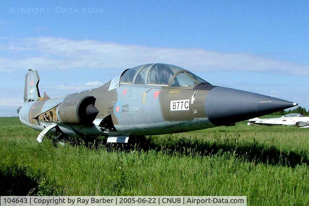 104643, Lockheed CF-104D Starfighter C/N 583A-5313, Lockheed CF-104D Starfighter [583A-5313] Markham~C 22/06/2005