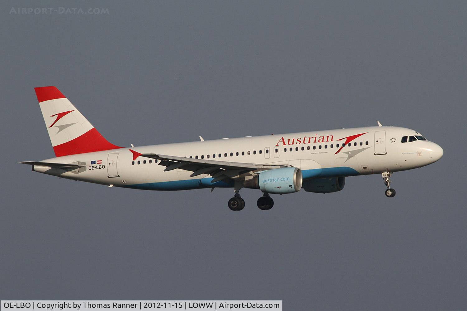 OE-LBO, 1998 Airbus A320-214 C/N 776, Austrian Airlines Airbus A320