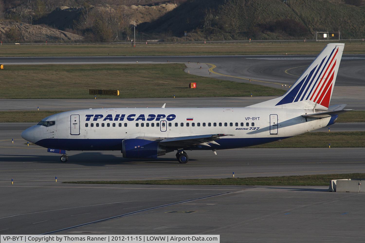 VP-BYT, 1998 Boeing 737-524 C/N 28928, Transaero Boeing 737