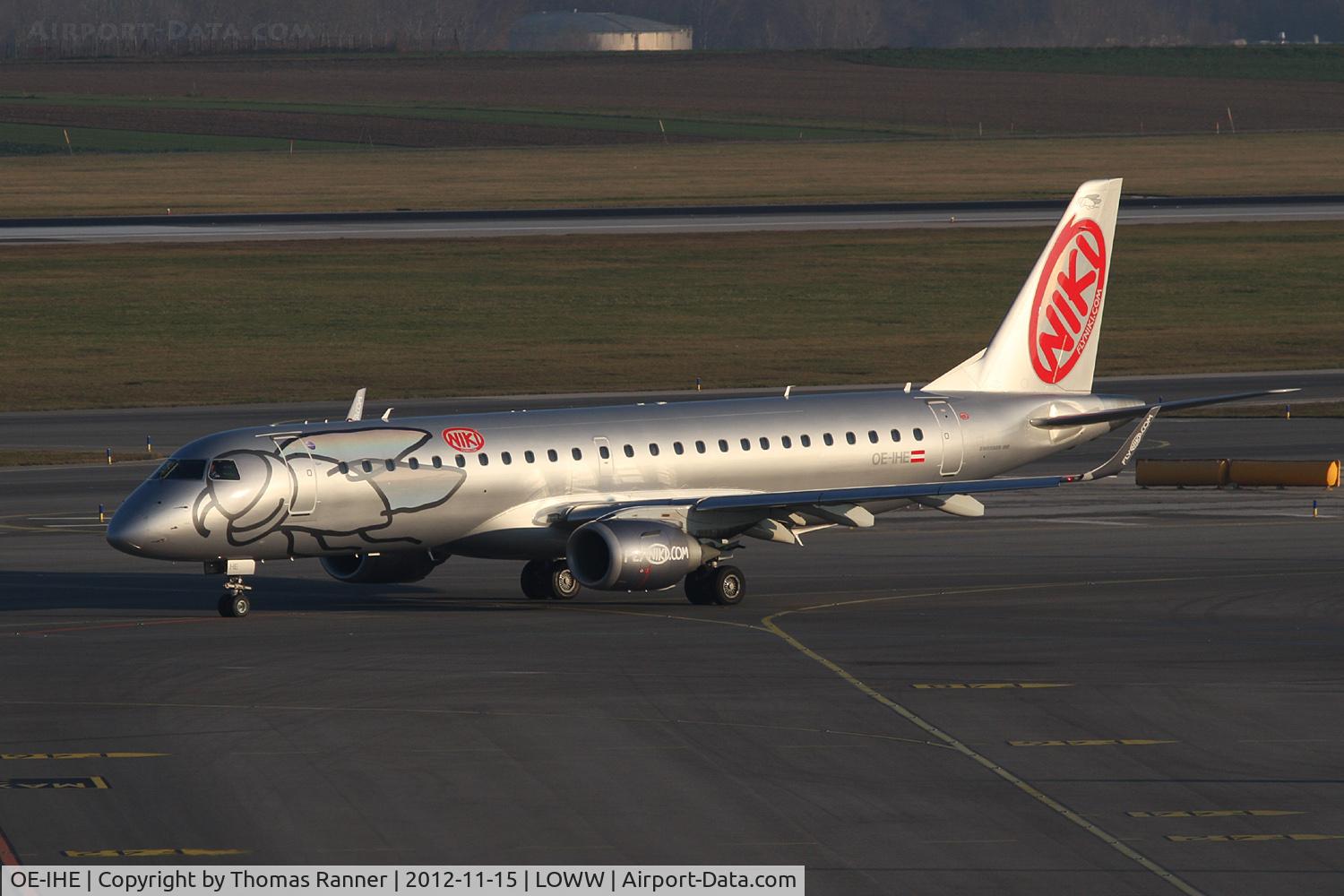 OE-IHE, 2010 Embraer 190LR (ERJ-190-100LR) C/N 19000387, Niki Embraer 190