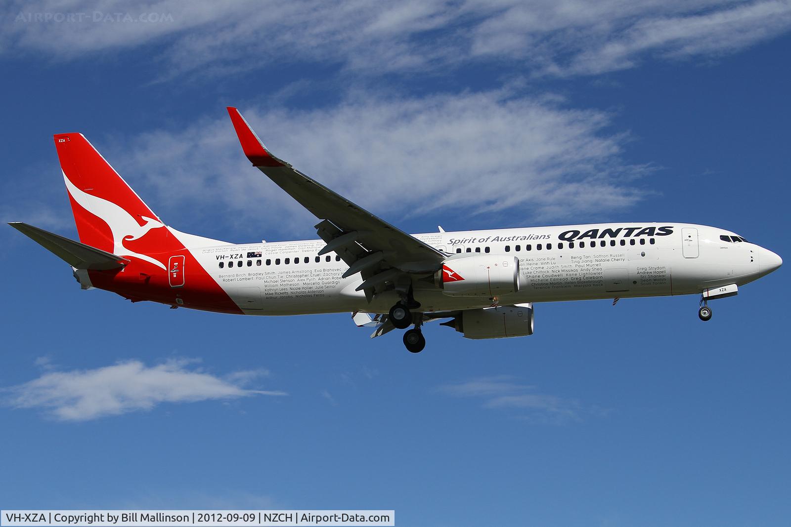 VH-XZA, 2012 Boeing 737-838 C/N 39367, only 2 weeks old
