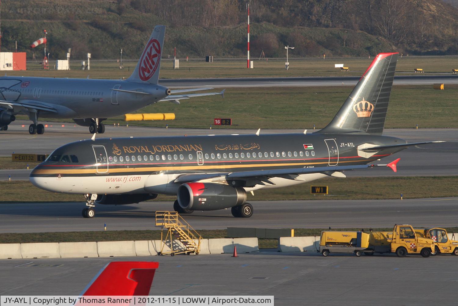 JY-AYL, 2008 Airbus A319-132 C/N 3428, Royal Jordanian Airbus A319