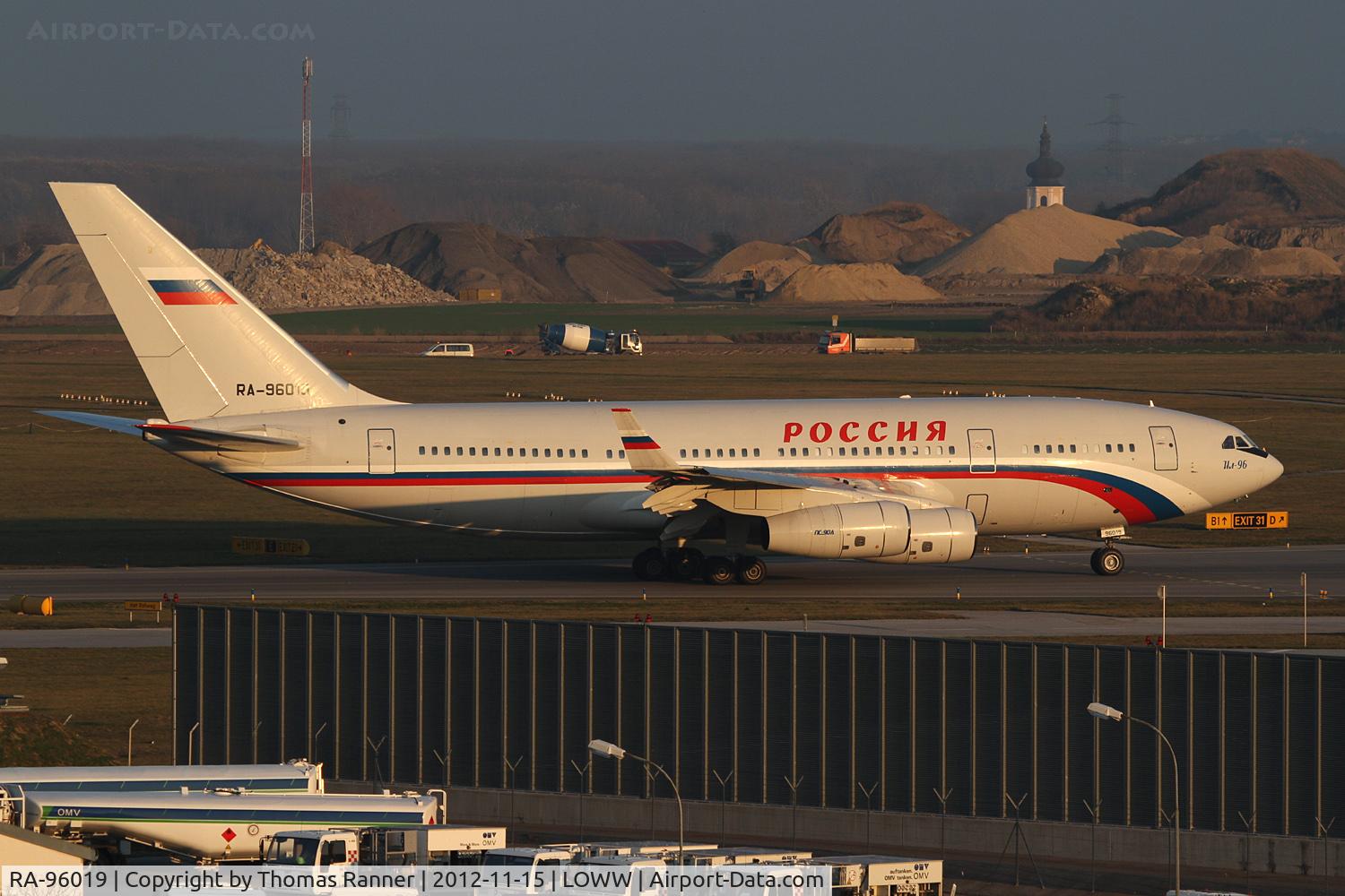 RA-96019, 2009 Ilyushin Il-96-300 C/N 74393202019, Rossiya Special Flight Ilyushin Il-96