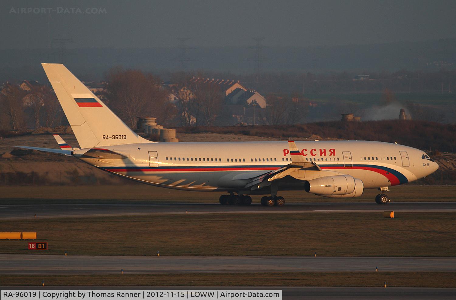 RA-96019, 2009 Ilyushin Il-96-300 C/N 74393202019, Rossiya Special Flight Ilyushin Il-96