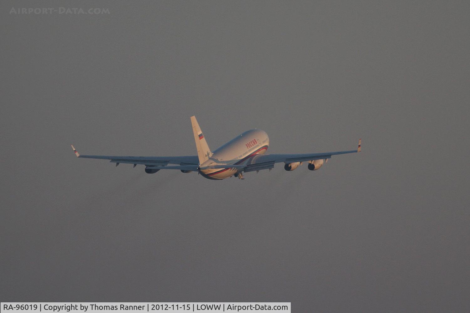 RA-96019, 2009 Ilyushin Il-96-300 C/N 74393202019, Rossiya Special Flight Ilyushin Il-96