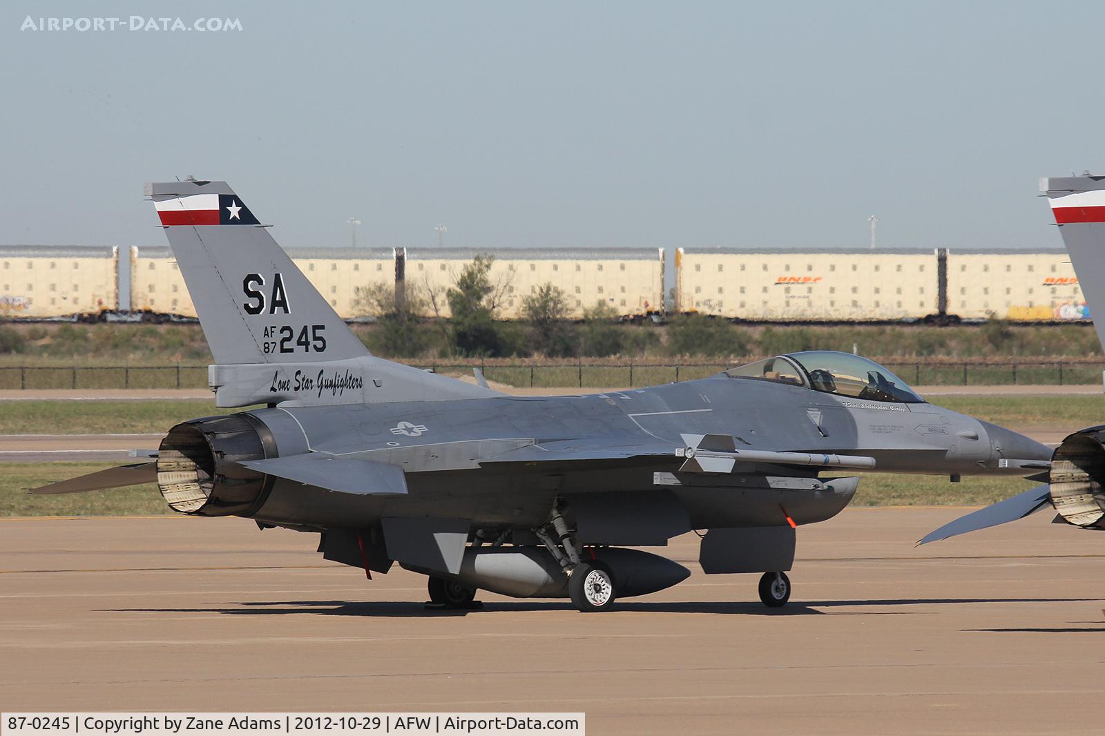 87-0245, 1987 Lockheed Martin F-16C Fighting Falcon C/N 5C-506, Charles Coates/LAT