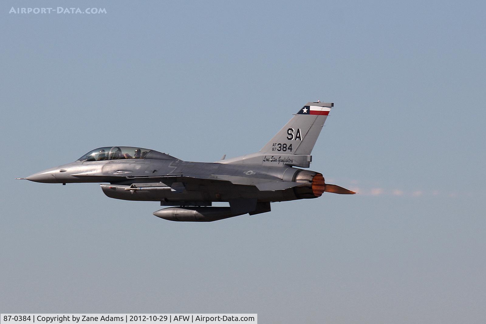 87-0384, 1987 General Dynamics F-16D Fighting Falcon C/N 5D-78, Charles Coates/LAT