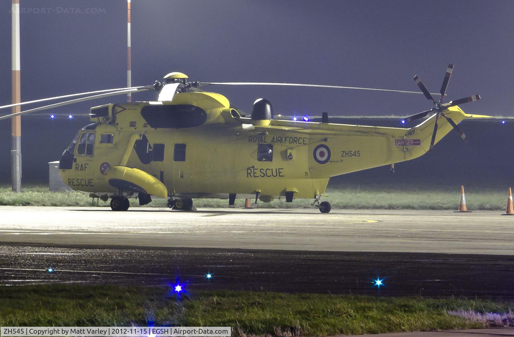 ZH545, 1997 Westland Sea King HAR.3A C/N WA1011, Sat on stand 8.