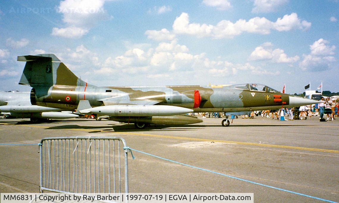 MM6831, Aeritalia F-104S-ASA Starfighter C/N 1131, Fiat F-104S-ASA Starfighter [783-1131] RAF Fairford~G 19/07/1997