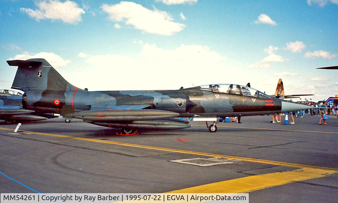 MM54261, Lockheed TF-104G Starfighter C/N 583H-5212, Lockheed TF-104G-M Starfighter [583H-5212] RAF Fairford~G 22/07/1995