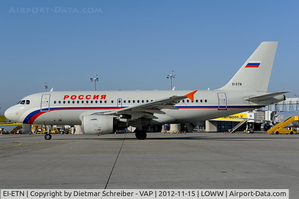 EI-ETN, 2002 Airbus A319-111 C/N 1654, Rossiya Airbus A319