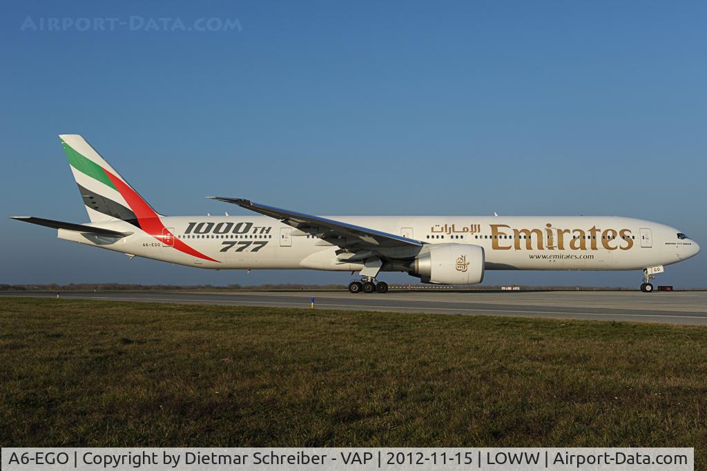 A6-EGO, 2012 Boeing 777-31H/ER C/N 35598, Emirates Boeing 777-300